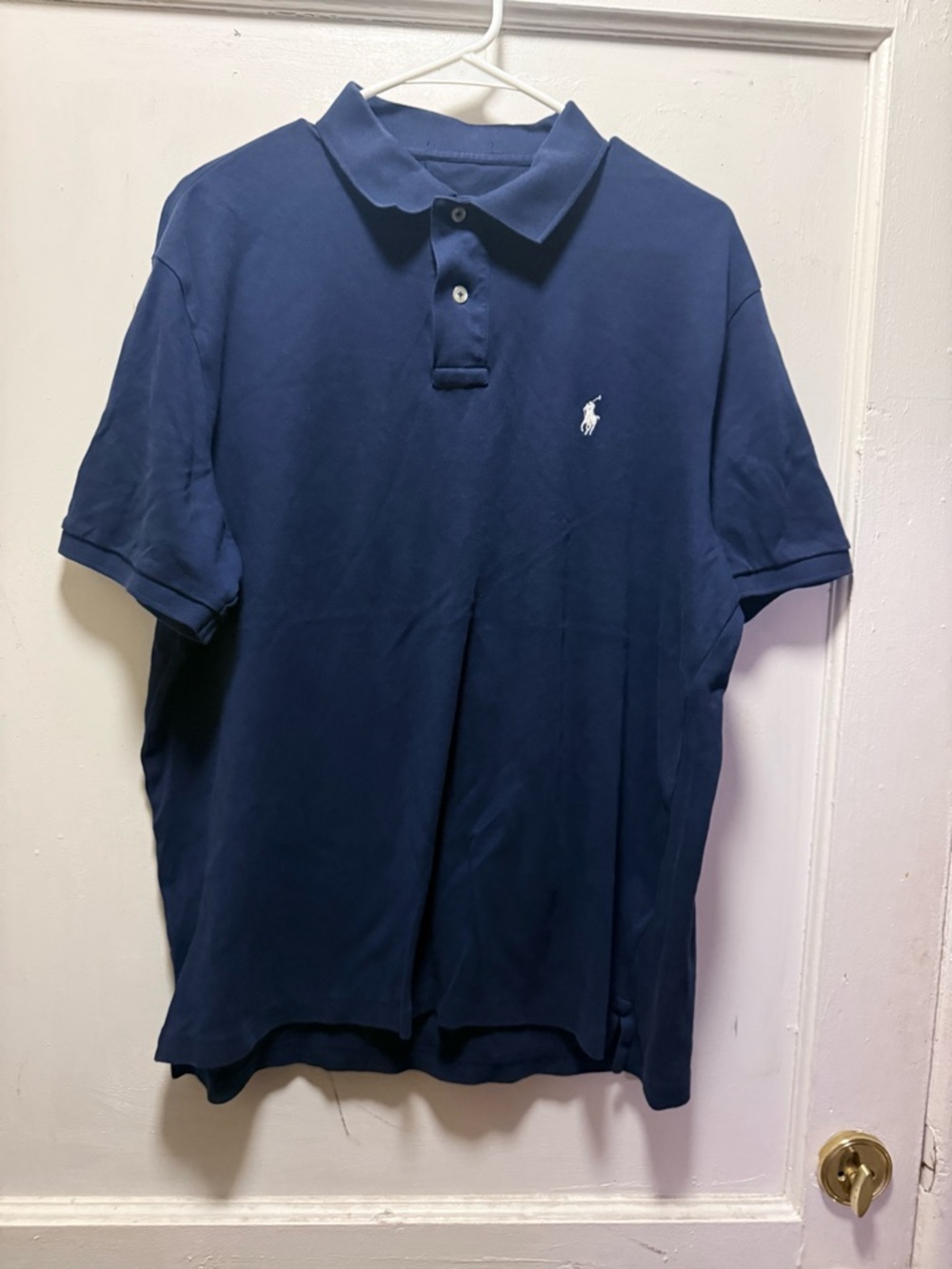 Polo by Ralph Lauren Classic Navy Short-Sleeve Polo with Pony Logo